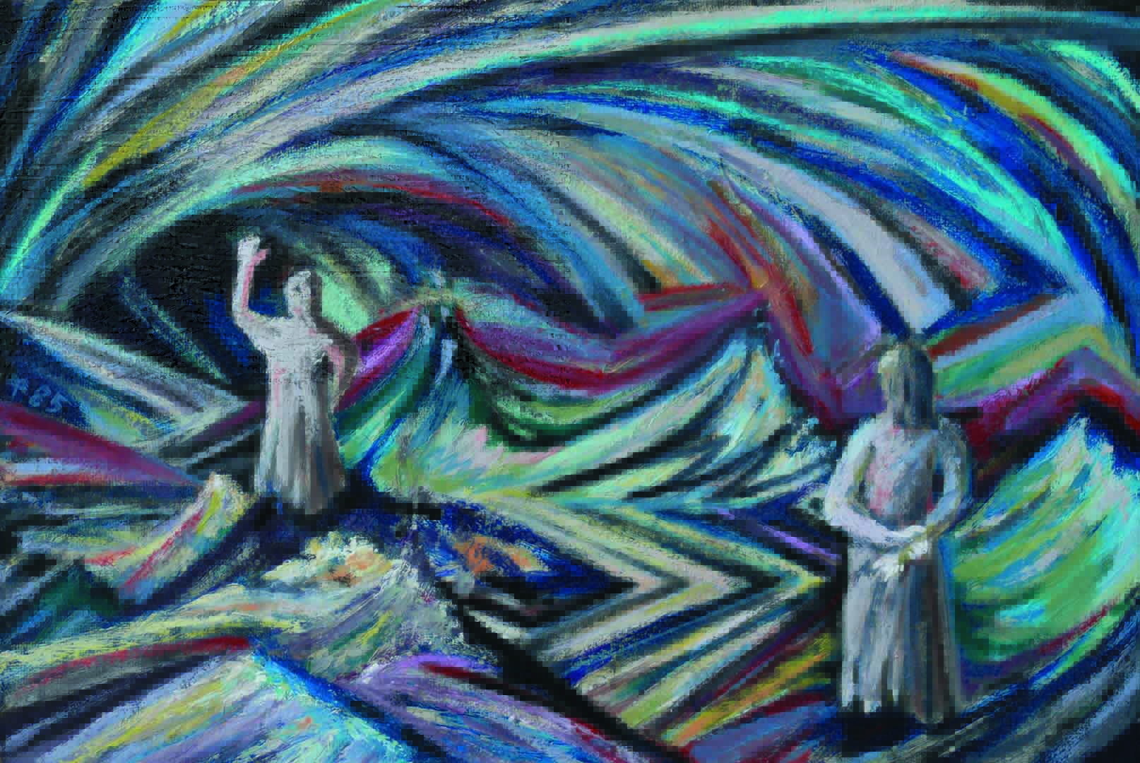 Gemälde: The least we can do is wave to each other - Ölgemälde von TM Rotschönberg